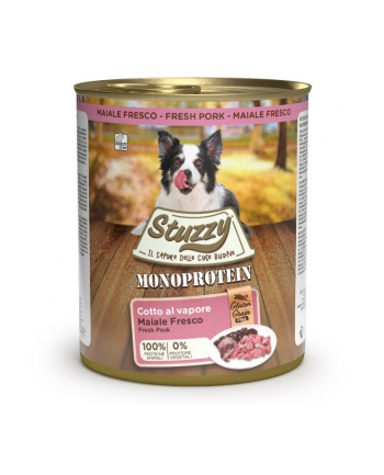 agras pet foods STUZZY dla psów Monopczerwonyein Wieprzowe 800g