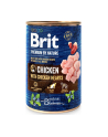 BRIT Premium By Nature Kurczak i serca puszka 400g - nr 1