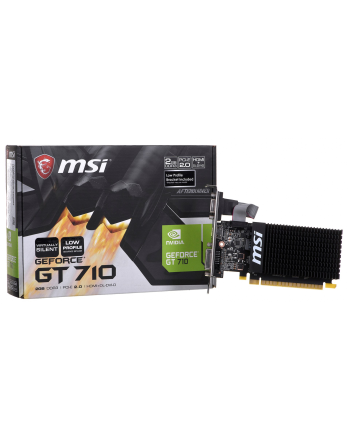 VGA PCIE16 GT710 2GB GDDR3 GT 710 2GD3H LP MSI główny