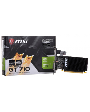 VGA PCIE16 GT710 2GB GDDR3 GT 710 2GD3H LP MSI