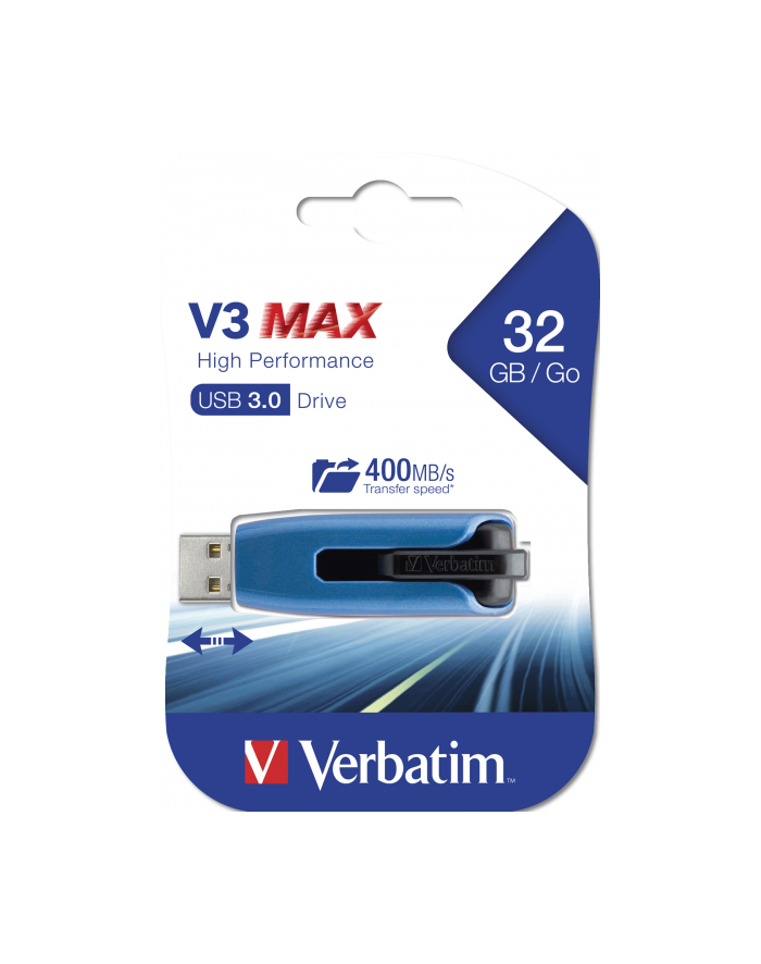 no name Verbatim USB30 Stick 32 GB V3 MAX 300/70 luzem przemysłowy, bez opakowania główny