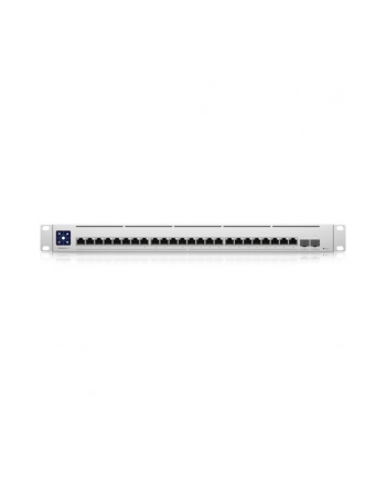 no name Ubiquiti Switch UniFi 24xRJ45 10G/2xSFP28 25G zarządzany 19''; do montażu w szafie rack, ekran dotykowy 1,3'';