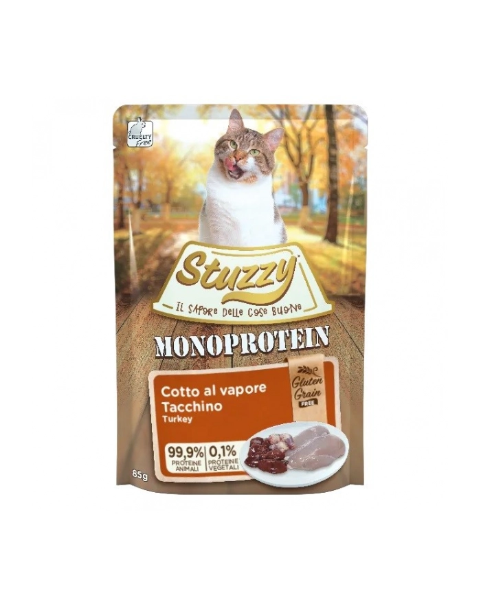 agras pet foods STUZZY dla kotów Monopczerwonyein Indyk dla Dorosłych 85g główny