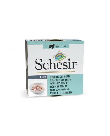 agras pet foods SCHESIR dla kotów Oceanic Adult w Galarecie Tuńczyk z Doradą 85g