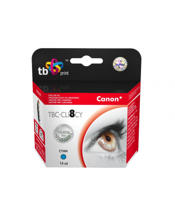 Tusz TB Print TBC-CLI8CY (Canon CLI8CY) Cyan 100% nowy