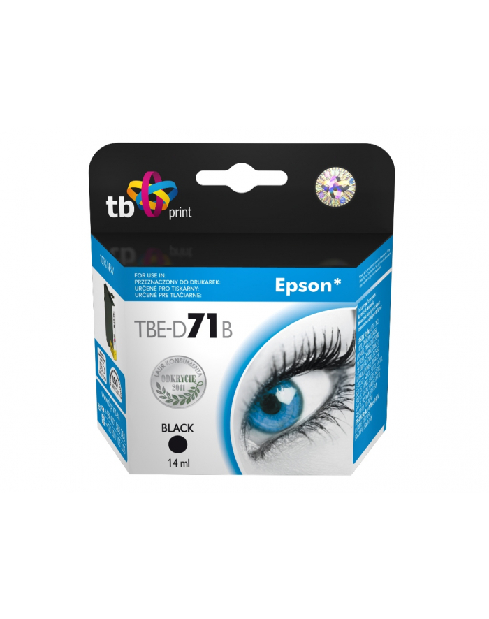 Tusz TB Print TBE-D71B (Epson T071140) Black 100% nowy główny