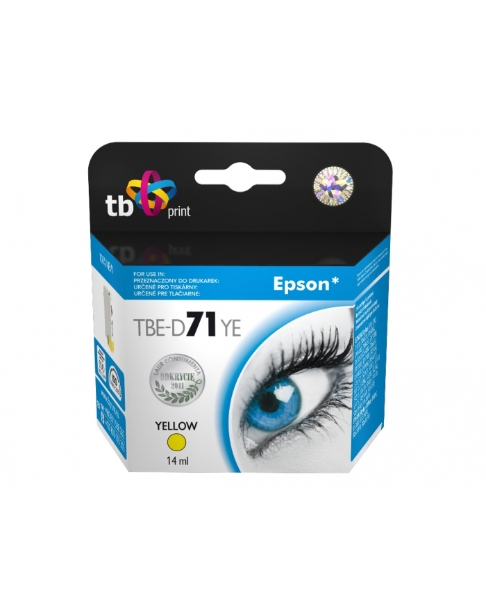 Tusz TB Print TBE-D71YE (Epson T071440) Yellow 100% nowy główny