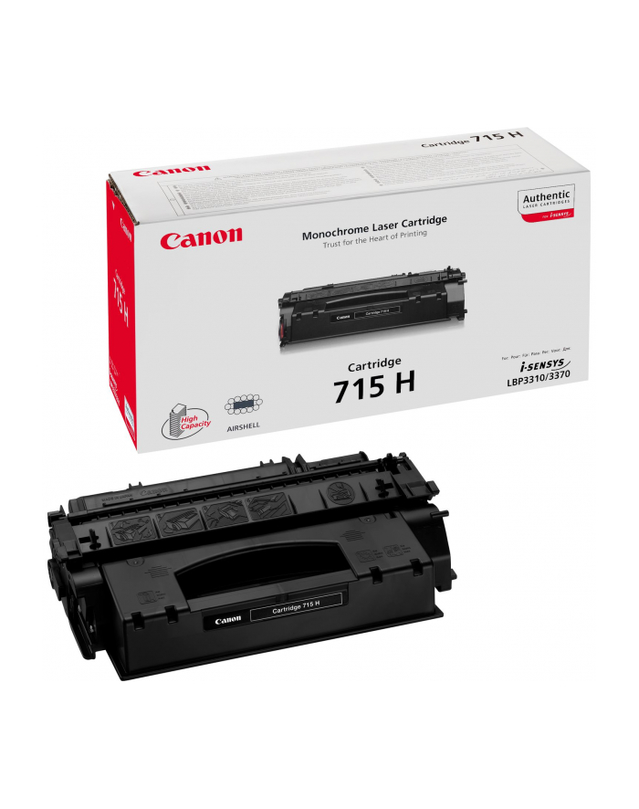 Toner Toner 715H/Black 7000sh f LBP3370 LBP331 główny