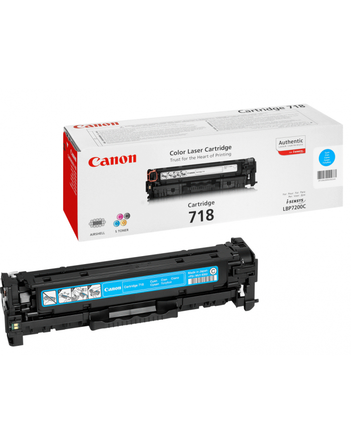 Toner 718/Cyan 3400sh f LBP7200cdn główny