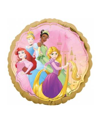 amscan STANDARD '';DISNEY PRINCESS ONE'';, BALON FOLIOWY, S60, ZAPAKOWANY