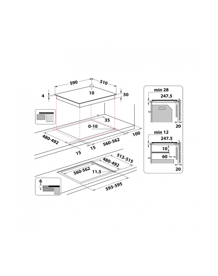 whirlpool Płyta indukcyjna WLB4060CPNE główny