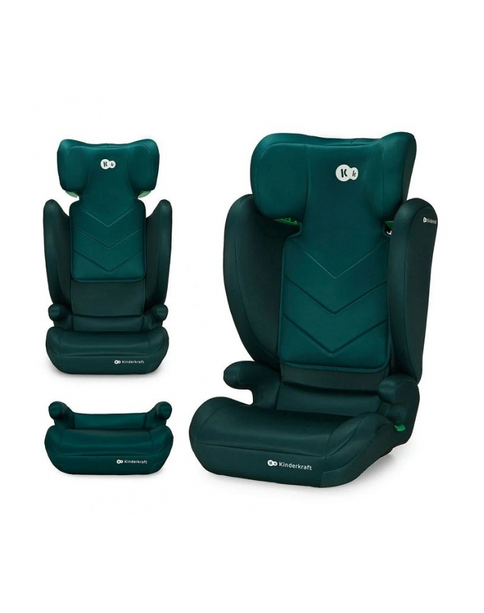 Kinderkraft fotelik samochodowy I-SPARK i-Size 100-150cm zielony główny
