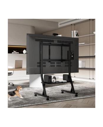 techly Stojak mobilny do TV 45 -90cali, 60kg, półka AV nr 1