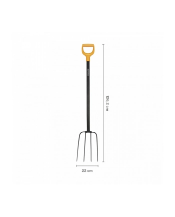 fiskars Widły do kompostu metalowe Solid 1070674