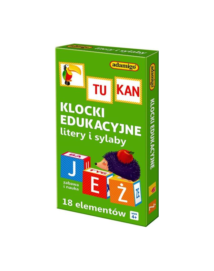 Klocki edukacyjne 18 elementowe ADAMIGO główny