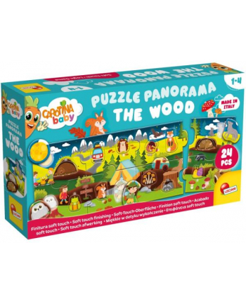 lisciani giochi Caczerwonyina baby Puzzle panorama Las 105373 LISCIANI