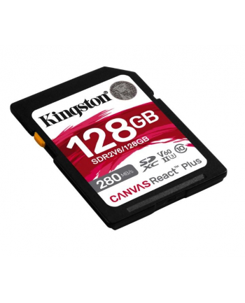 kingston Karta pamięci SD 128GB React Plus 280/100/MB/s U3 V60