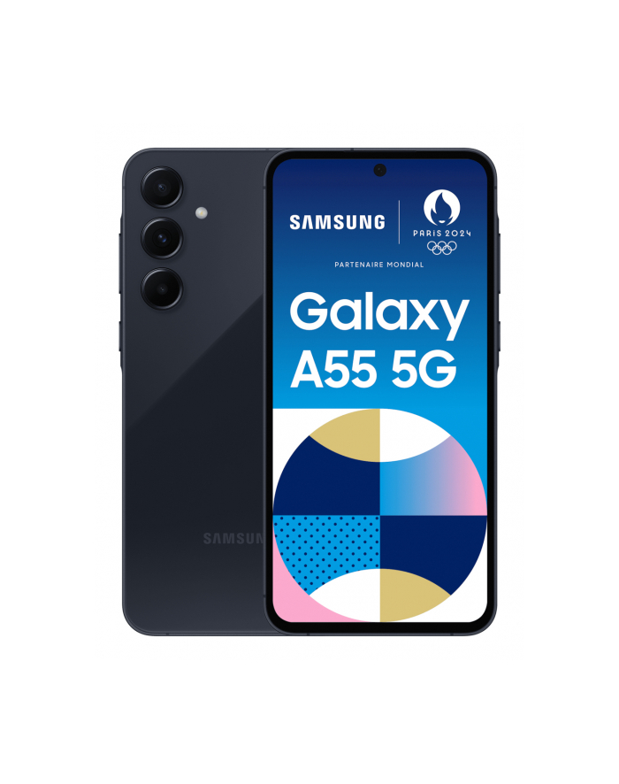 samsung Smartfon GALAXY A55 DS 5G 8/128GB Czarny Enterprise główny