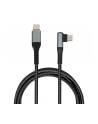 IBOX USB-C Cable 100W 2m Black 90-degree connector - nr 8