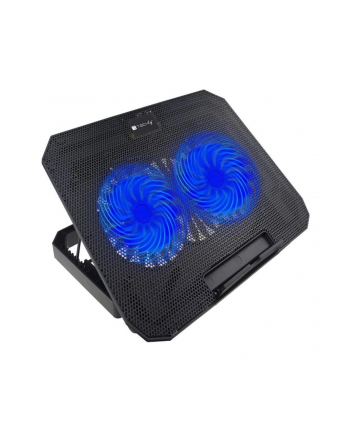 TECHLY Podstawka Chłodząca Wentylator pod Laptopa do 17inch Regulowana