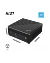 MSI Cubi N ADL-001B(wersja europejska) Intel Pentium N200 Max 16GB RAM M.2 2.5inch no HDD Integrated Graphics Air Cooling 2YW - nr 25