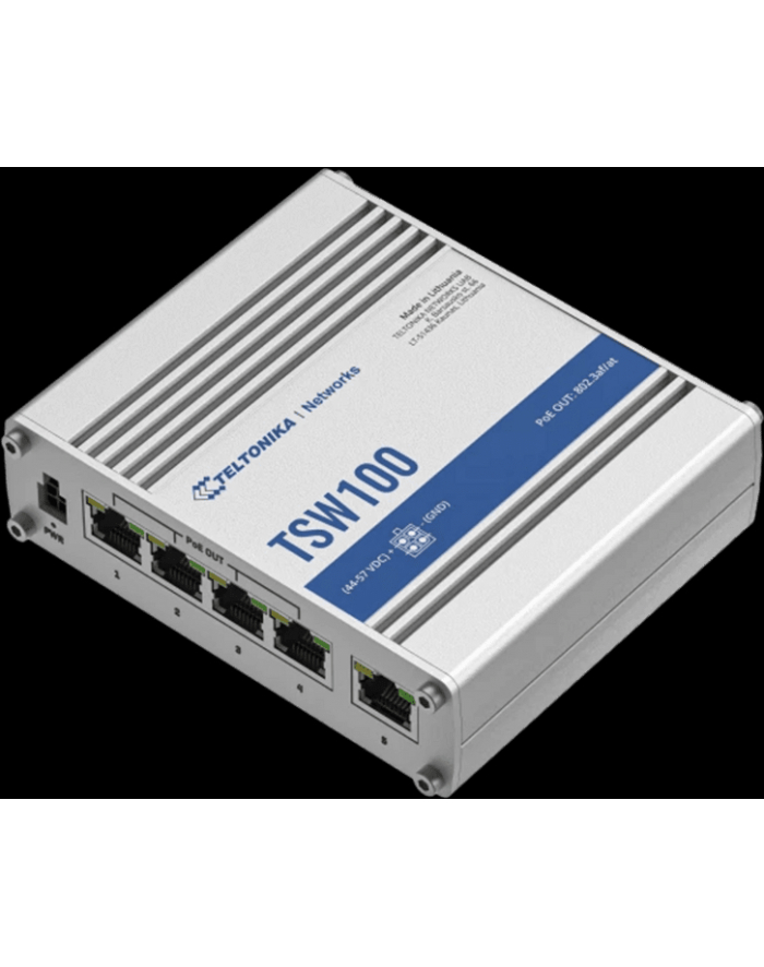 Teltonika TSW100 Switch PoE 5x Gigabit Ethernet główny