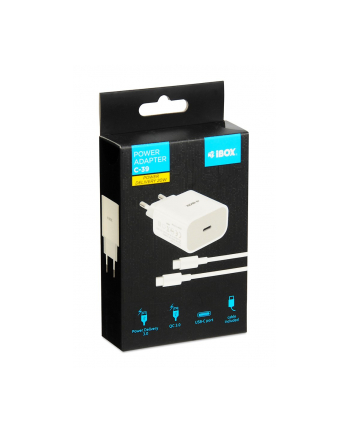 IBOX C-39 Universal charger PD20W USB-C USB-C cable