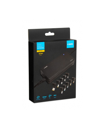 IBOX IUZ120WA Universal laptop adapter 120W Automatic 10 tips