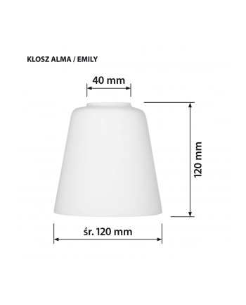 activejet Klosz do lampy ALMA nr 1