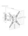 MACLEAN UCHWYT DO TV LUB MONITORA, UNIWERSALNY, MAX VESA 400X400, 23-55'';, 30KG, CZARNY MC-701N - nr 3