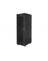 Szafa instalacyjna stojąca 19'' 27U 800x1200 Drzwi Perforowane czarna Lanberg (flat pack) LCD - nr 12