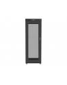 Szafa instalacyjna stojąca 19'' 27U 800x1200 Drzwi Perforowane czarna Lanberg (flat pack) LCD - nr 16