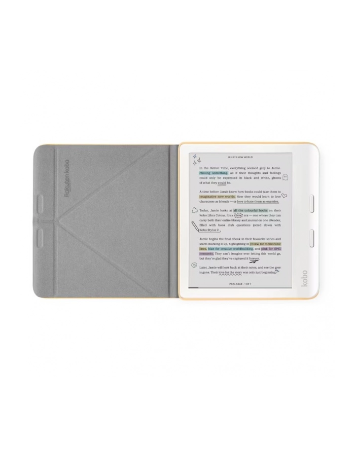 Etui Kobo Libra Colour SleepCover Case Butter Yellow główny