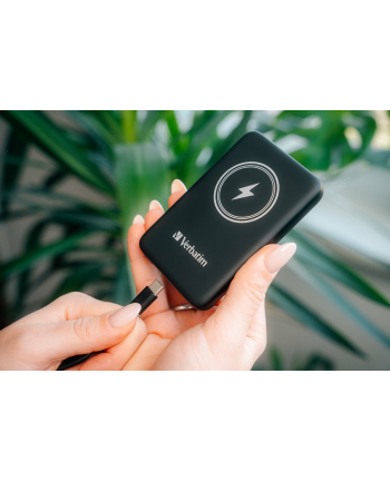 Powerbank Verbatim Charge 'n' Go Magnetic Wireless 5000mAh USB-C PD 3.0 Black nr 1