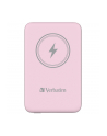 Powerbank Verbatim Charge 'n' Go Magnetic Wireless 10000mAh USB-C PD 3.0 Pink - nr 15