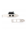 digitus Karta sieciowa przewodowa PCI Express 2x RJ45 Gigabit 10/100/1000Mbps Low Profile - nr 21