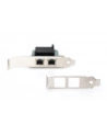 digitus Karta sieciowa przewodowa PCI Express 2x RJ45 Gigabit 10/100/1000Mbps Low Profile - nr 31