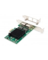 digitus Karta sieciowa przewodowa PCI Express 2x RJ45 Gigabit 10/100/1000Mbps Low Profile - nr 42