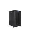 Szafa instalacyjna stojąca 19'' 22U 800x1000 czarna drzwi Perforowane LCD Lanberg (flat pack) V2 - nr 11