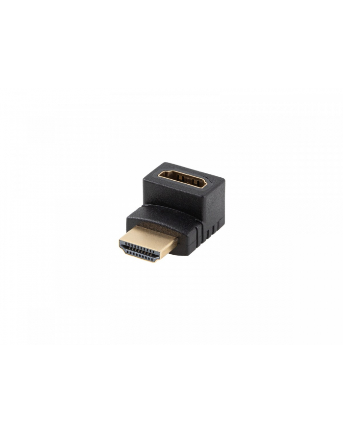 lanberg Adapter HDMI(M)-HDMI(F) 4K kątowy góra AD-HDMI-04 główny