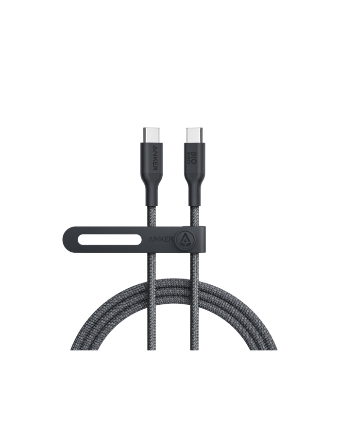 Kabel Anker 544 USB-C  do USB-C  Bio-Nylon 18m 140W czarny główny