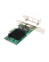 digitus Karta sieciowa przewodowa PCI Express 2x RJ45 Gigabit 10/100/1000Mbps Low Profile - nr 34