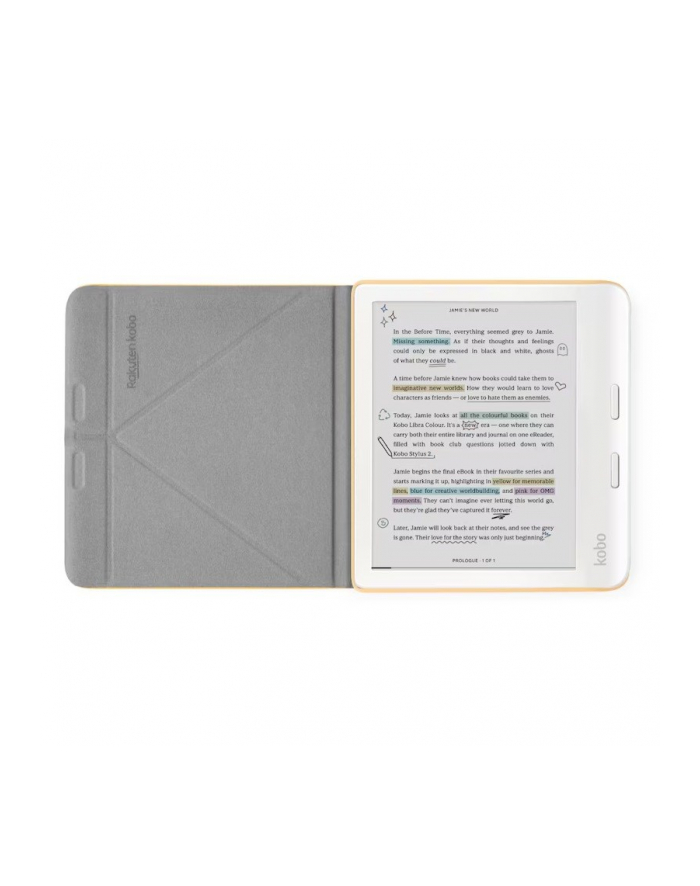 Etui Kobo Libra Colour SleepCover Case Butter Yellow główny