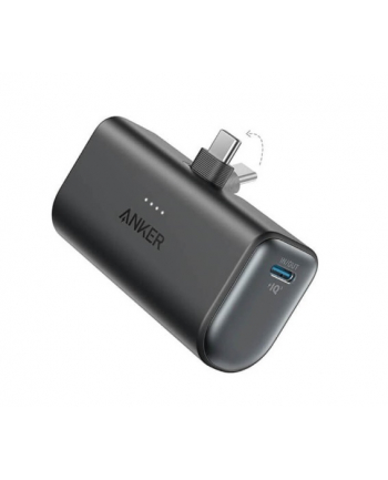 Powerbank Anker Nano 5000mAh 225W z wbudowanym złączem USB-C czarny