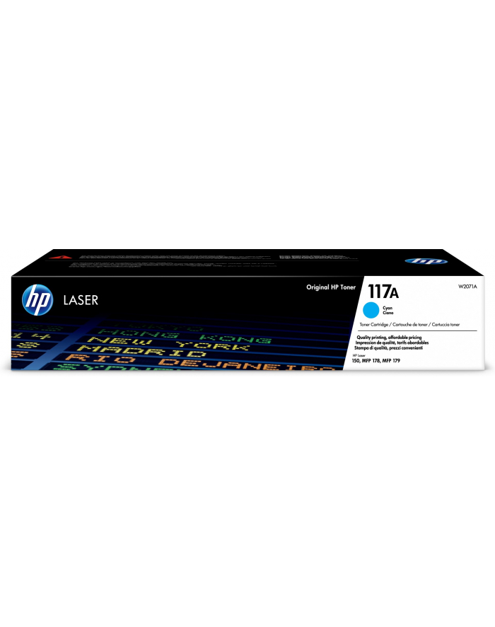 hewlett-packard TONER CYAN 117A /150/170 700P W2071A HP główny