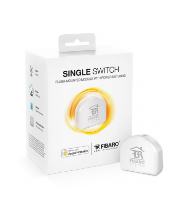 Fibaro | Pojedynczy przełącznik | Apple HomeKit | Biały