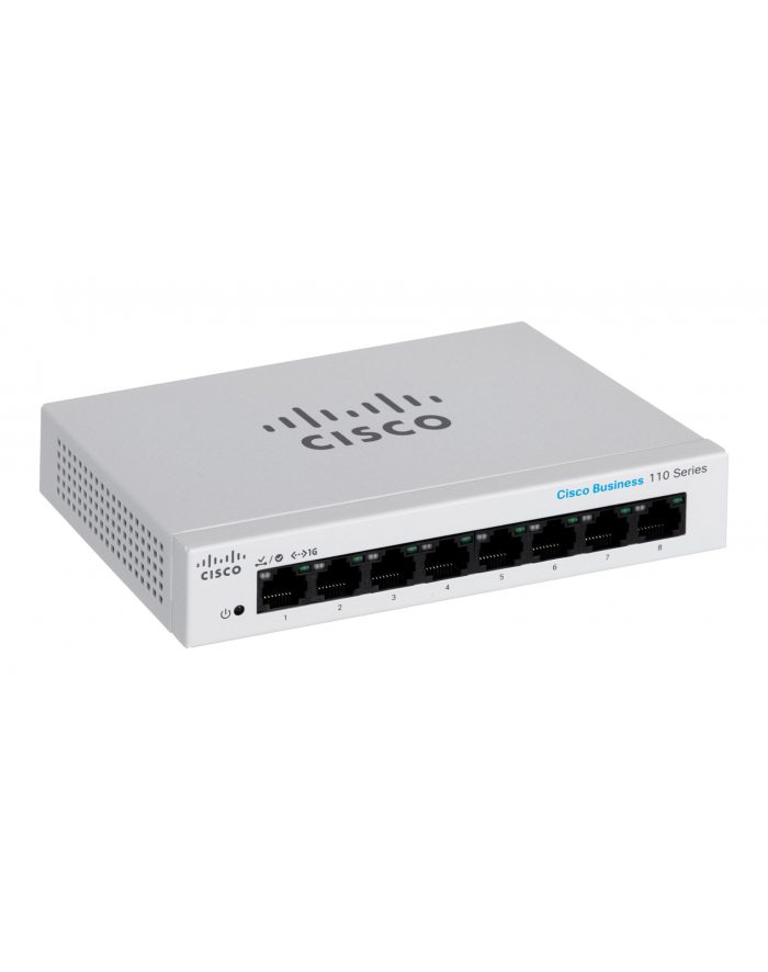 cisco CBS110 Unmanaged 8-port GE, Desktop, Ext PS główny