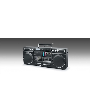 no name Muza | M-380 GB | Przenośny radioodtwarzacz kasetowy CD z radiem Bluetooth | Wejście AUX | Czarny | Łączność Bluetooth nr 2