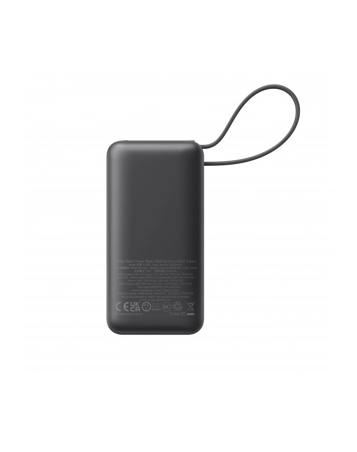 Powerbank Anker 545 Nano 10000mAh PD 30W czarny główny