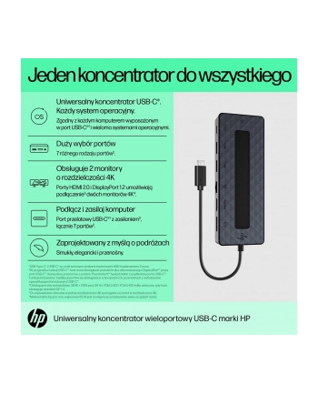 no name HP 50H55AA USB 32 Gen 2 (31 Gen 2) Type-C Czarny nr 2